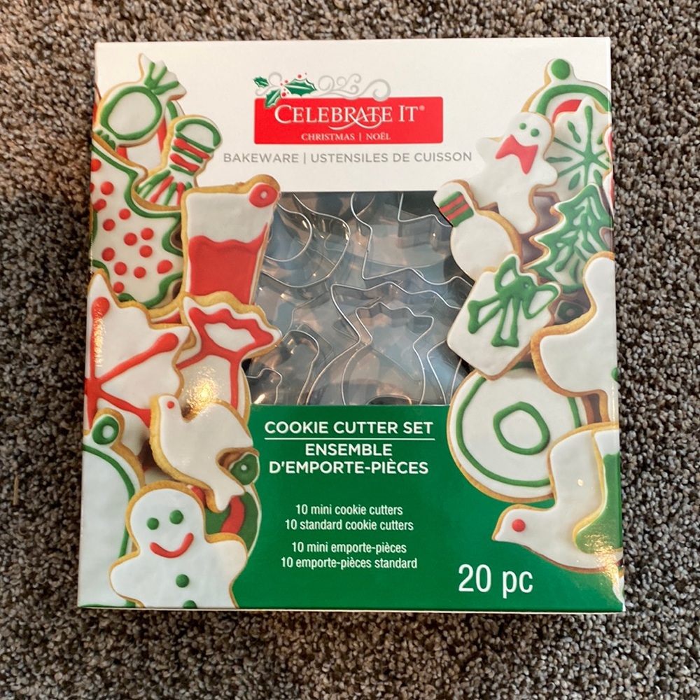 20pc Christmas Cookie Cutter Set.